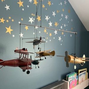 Restoration Hardware Vintage Airplane Mobile